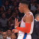 Illustration for article titled Russell Westbrook Borrows Lance Stephensons Air Guitar
